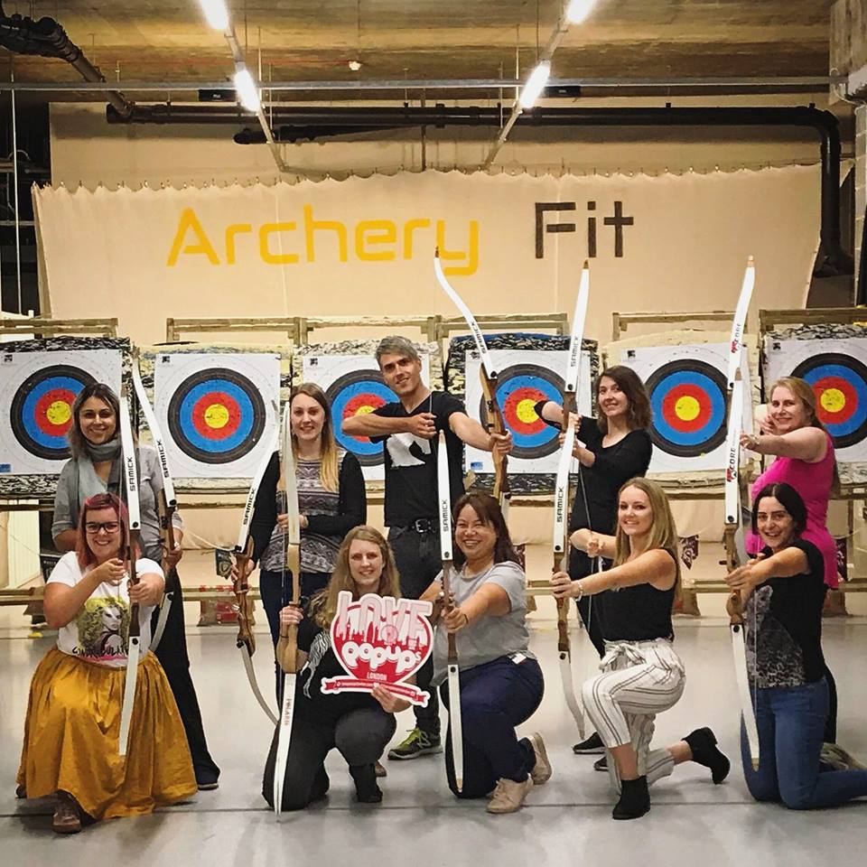 Firing Arrows at Archery Fit